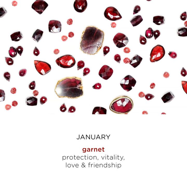 January Garnet Birthstone Protection, vitality, love & friendship | Bloom Jewelry
