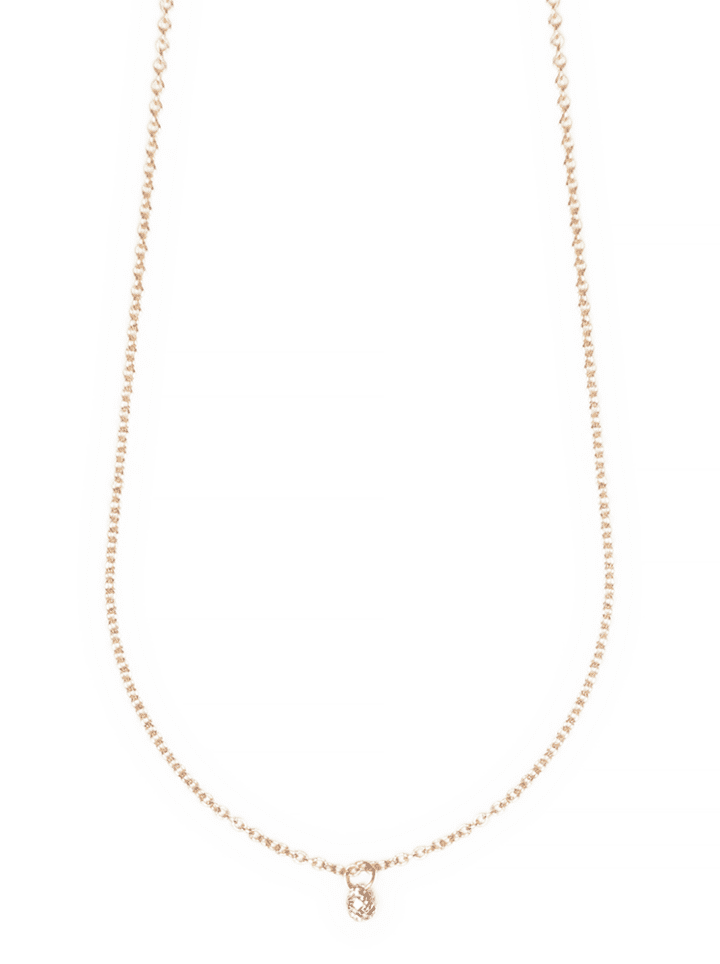Diamond Coin Delicate 14k Gold Necklace | Bloom Jewelry Fine Jewelry Collection