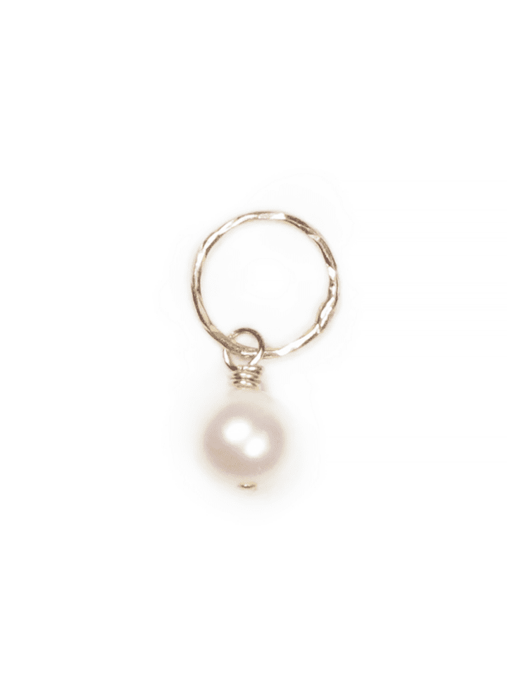 Pearl Gold Charm Pendant | Bloom Jewelry Handcrafted in Denver, CO